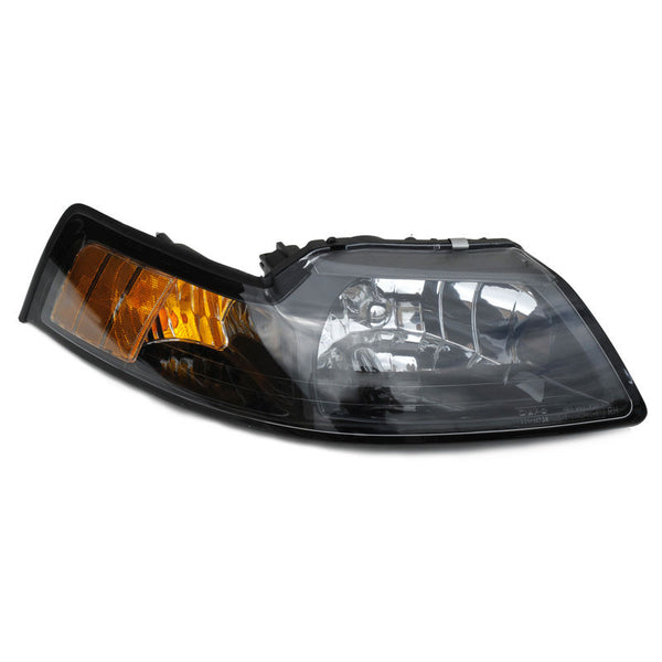 2001-2004 Mustang Headlight Assembly, w/Amber, RH