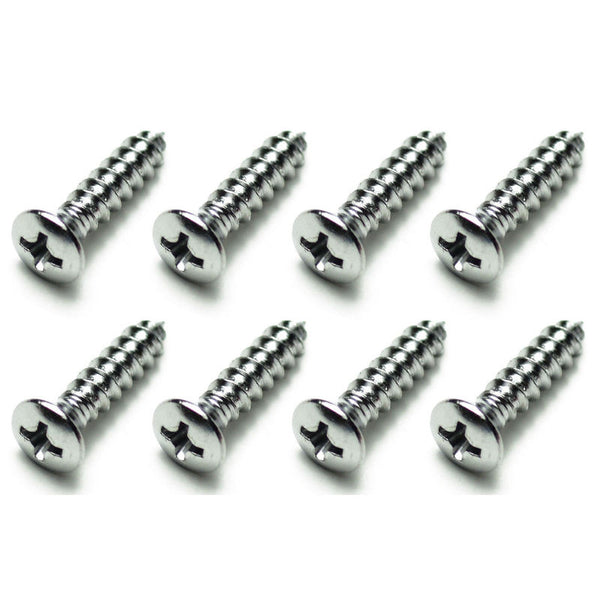 1969-1970 Mustang Door Scuff Plate Screw Set, 8 pcs
