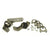 1967 Mustang Exhaust Hanger & Hardware Kit,6 cyl M/T 1 3/4 inches
