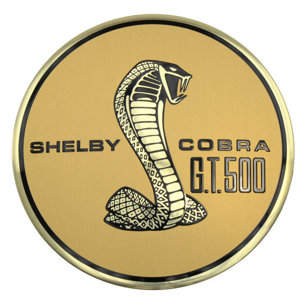 1967 Mustang Pop Off Gas Cap Emblem, Shelby Cobra GT500