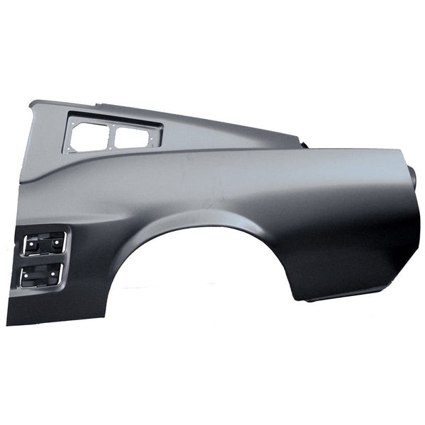 1967 Mustang Dynacorn Quarter Panel Assembly, FB, LH, w/Quarter Vent Opening, Weld Thru Primer