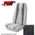 1971-1973 Mustang Two Front Buckets Upholstery, Mach 1