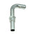 1970-1971 Mustang Heater Hot Water Bypass Elbow, 351C, 390, Silver zinc