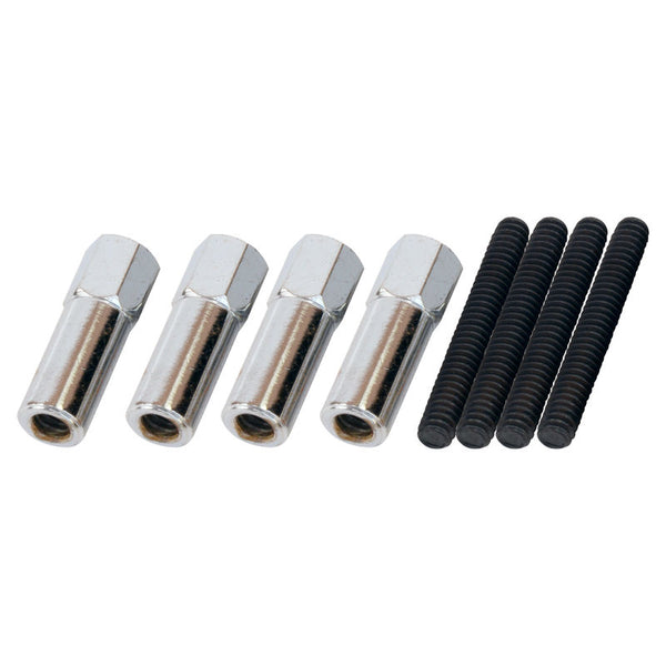 1964-1985 Mustang Ford Racing Valve Cover Mini Nuts, Chrome, 4 pcs