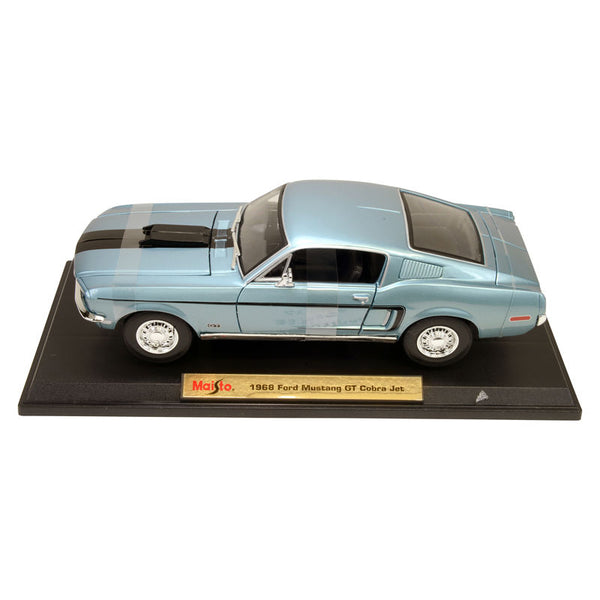 Model Car - 1968 Ford Mustang GT Cobra Jet - Blue