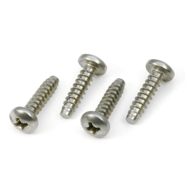 1965-1970 Mustang Hardware Back-up Light Lens Screw Set, SS, 4 pcs