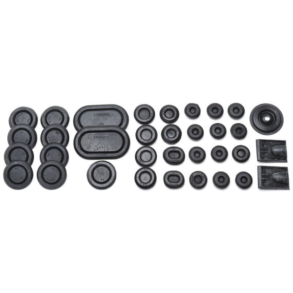1967 Mustang Rubber Plug & Grommet Kit, 33 pcs