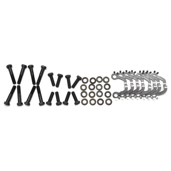 1964-1965 Mustang Exhaust Manifold Bolts, 8 cyl, 260, 289, 40 pcs