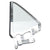 1965-1966 Mustang Quarter Window Assy, Coupe, Clear, LH