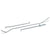 1969-1970 Mustang Door Lock Rod Set, RH, 3 pcs