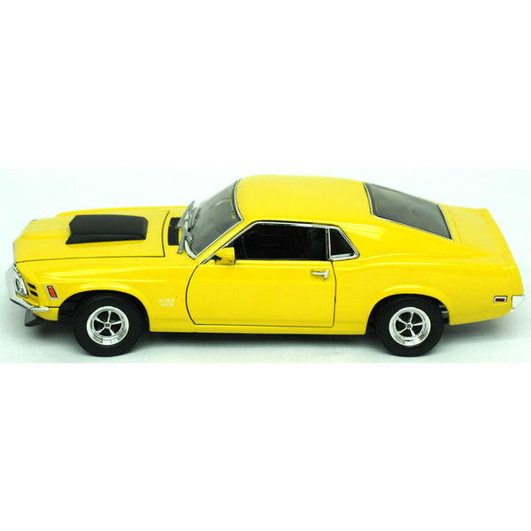 1970 Mustang Motormax Model Car, 70 Boss, 429, Yellow