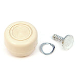 White 1968-1973 Mustang Window Regulator Handle Knob
