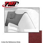 1966 / Dark Red 1965-1970 Mustang Convertible Interior Quarter Trim Upholstery