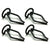 1965 Mustang Dash Pad Trim Clip Set, 4 pcs