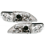 1994-1998 Mustang Projector Headlight Kit, RH or LH, 4 pcs