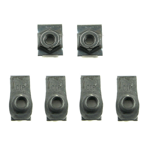 1964-1966 Mustang Bumper Guard Hardware Kit, Front & Rear