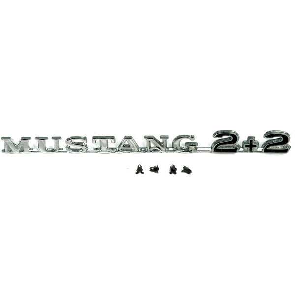 1965-1966 Mustang Front Fender Nameplate, 2 + 2