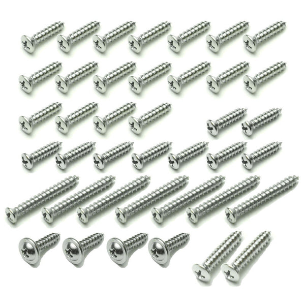 1965-1966 Mustang Interior Trim Hardware Kit, Screws, Coupe
