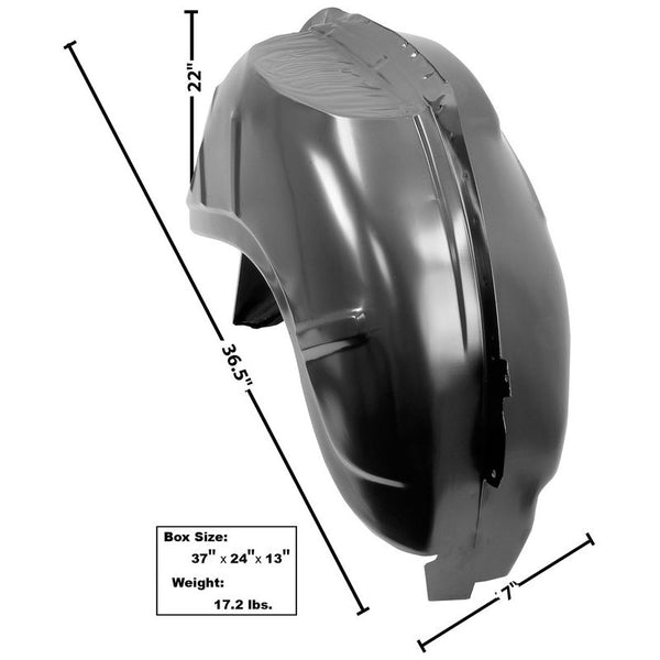 1965-1966 Mustang Dynacorn Complete Wheelhouse, Inner & Outer, Conv, LH