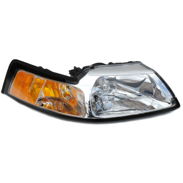 1999-2000 Mustang Headlight Assembly, w/Amber, RH