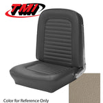 Coupe / White 1965 Mustang Two Front Buckets & Rear Seat Upholstery, Standard