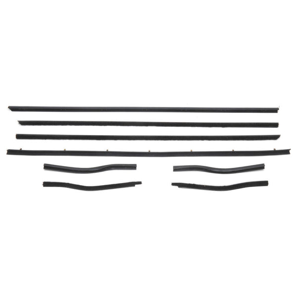 1967-1968 Mustang Windowfelt Kit, Door & Quarter, Conv, 8 pcs, USA