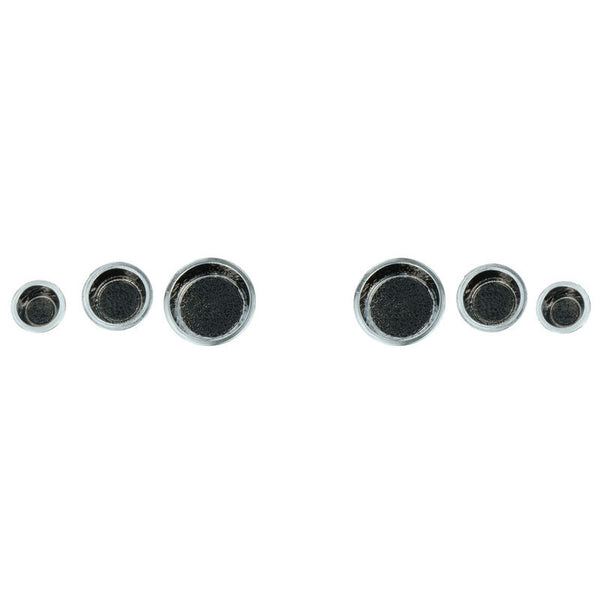 1968 Mustang Horn Panel Button Kit, 6 pcs