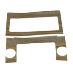 1969-1970 Mustang Radio Control Bezel, w/Woodgrain Decal