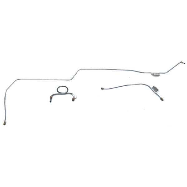 1966 Mustang Pre-Bent Front Brake Line Set, Standard Drum, 3 pcs
