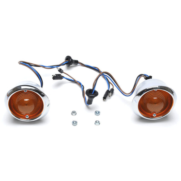 1965-1966 Mustang Parking Light Kit, Complete Assy, w/Bulbs, RH & LH