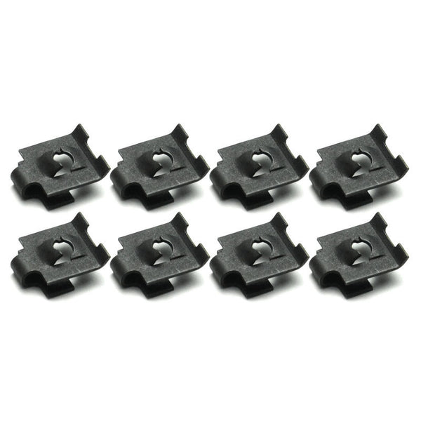 1965-1966 Mustang Headlight Door Retainer Clip Set, 8 pcs