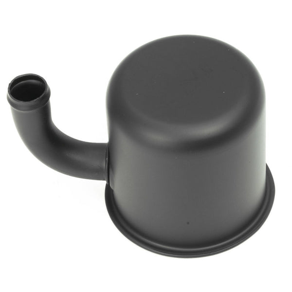 1965-1966 Mustang Oil Filler Cap, 8 cyl, Black, Push On, w/Spout