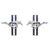 1965-2001 Mustang Running Pony Fender Ornaments, RH & LH, Stick On