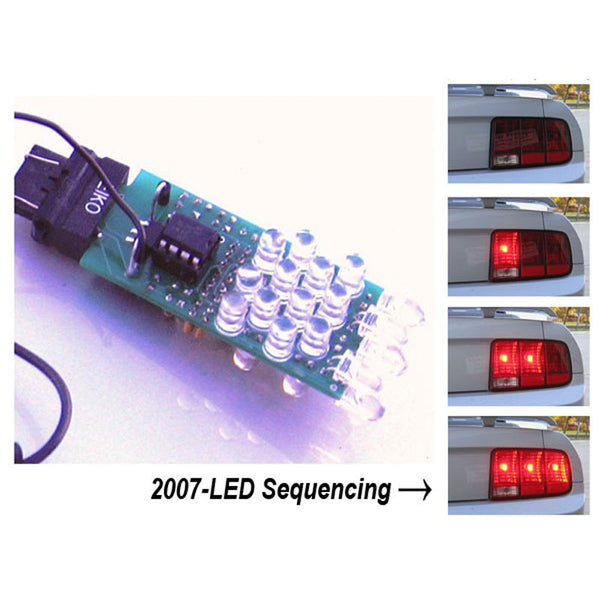 2005-2009 Mustang LED Sequential Tail Light Kit, Standard