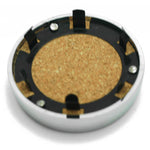 1969-1970 Mustang Magnum 500 Center Cap, 69 Boss 302, 70 Boss, 71, Before 4/2/71, 2 3/4, 5/8 inches Tall, Black Center