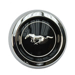 1969-1970 Mustang Magnum 500 Center Cap, 69 Boss 302, 70 Boss, 71, Before 4/2/71, 2 3/4, 5/8 inches Tall, Black Center