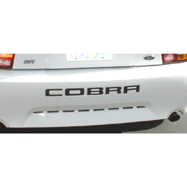 2001-2002 Mustang Rear Bumper Decal, Cobra