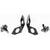 1967-1968 Mustang Front Bumper To Fender Brackets, RH & LH exc. Shelby