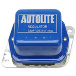 1968-1970 Mustang Voltage Regulator, w/o Air, Early 70, Blue, w/Silver
