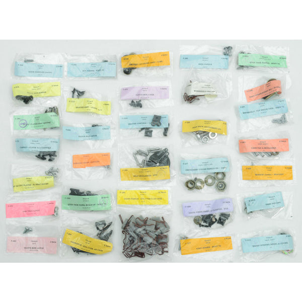1967 Mustang Master Interior Fastener Kit, Conv, Std, 216 pcs
