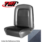 Fastback / Blue 1967 Mustang Two Front Buckets & Rear Seat Upholstery, Standard