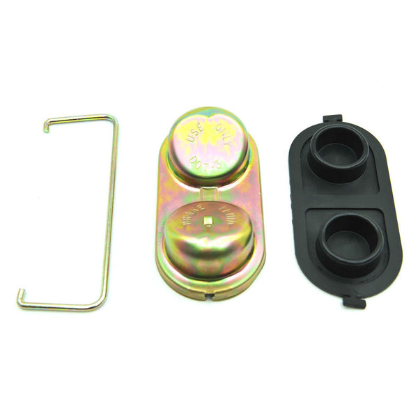 1967-1973 Mustang Master Cylinder Cap, Drum Brakes, Gold, w/Gasket