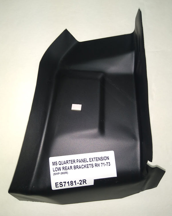 1971-1973 Mustang Lower Rear Quarter Panel Extension, RH