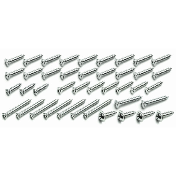 1967-1968 Mustang Interior Trim Hardware Kit, Screws, Coupe