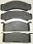 1968-1973 Mustang Brake Pads, Front Disc, Semi-Metallic
