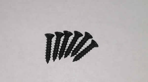 1983-1989 Mustang Seat Belt Bezel Screw Set, Convertible, 6 pcs