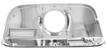 1969-1970 Mustang Deluxe Dash Bezel, with Clock Hole, Woodgrain, RH