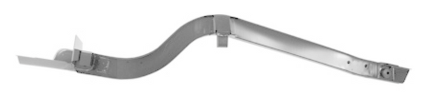 1965-1968 Mustang Dynacorn Rear Full Frame Rail, Convertible, LH, Weld Thru Primer