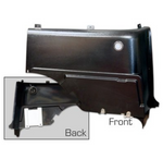 1965-1966 Mustang Fastback Interior Quarter Trim Panels, Plastic, RH & LH