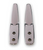 1969-1970 Mustang Rear Window Louver Hinges, Stainless Steel